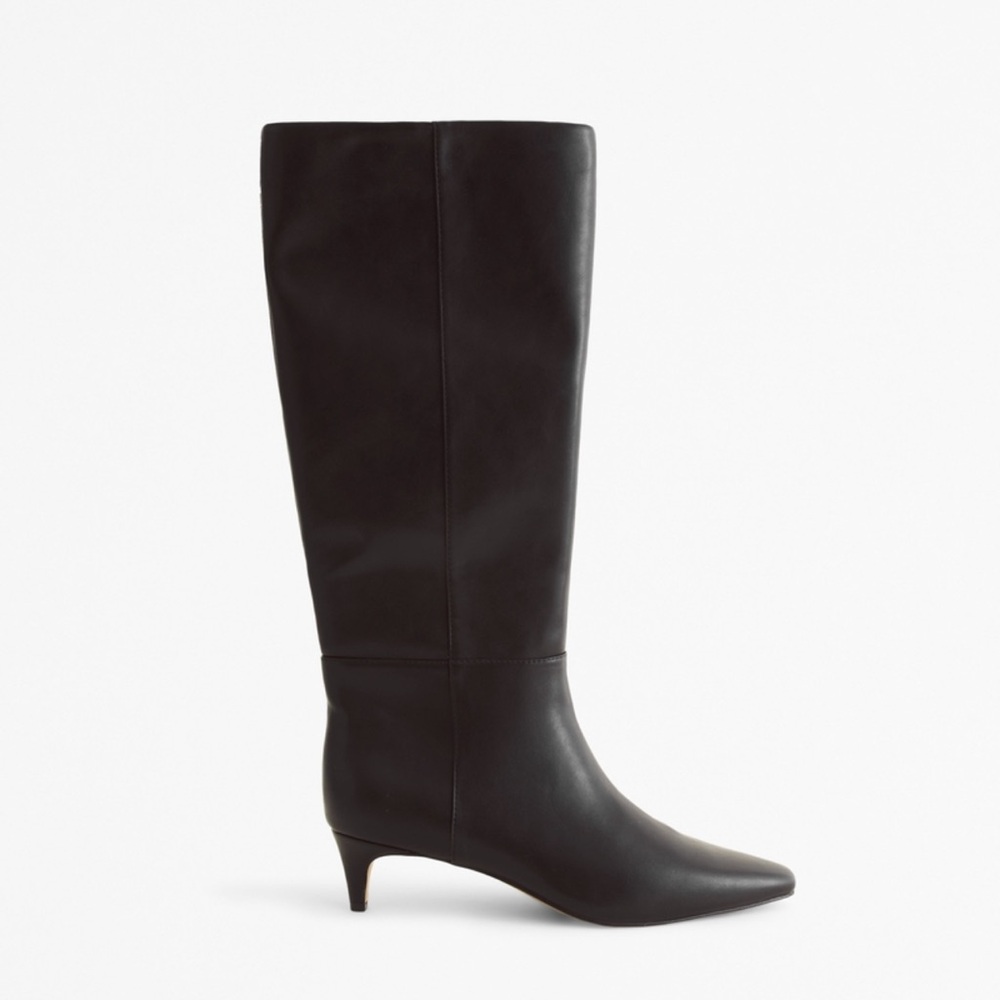 Abercrombie & Fitch Black Kitten Heel Boots | Size 8.5 | NWOT